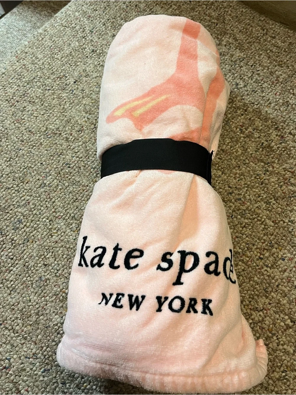 🆕 Kate Spade Flamingo Oversized Beach Towel